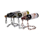 Iron chain Floating wine holder