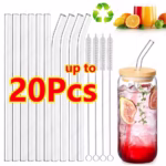 Reusable Metal Straws (set)